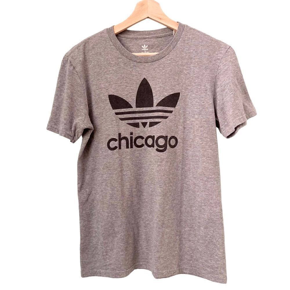 Adidas Chicago Grey Basic Tee in Size Unisex Small